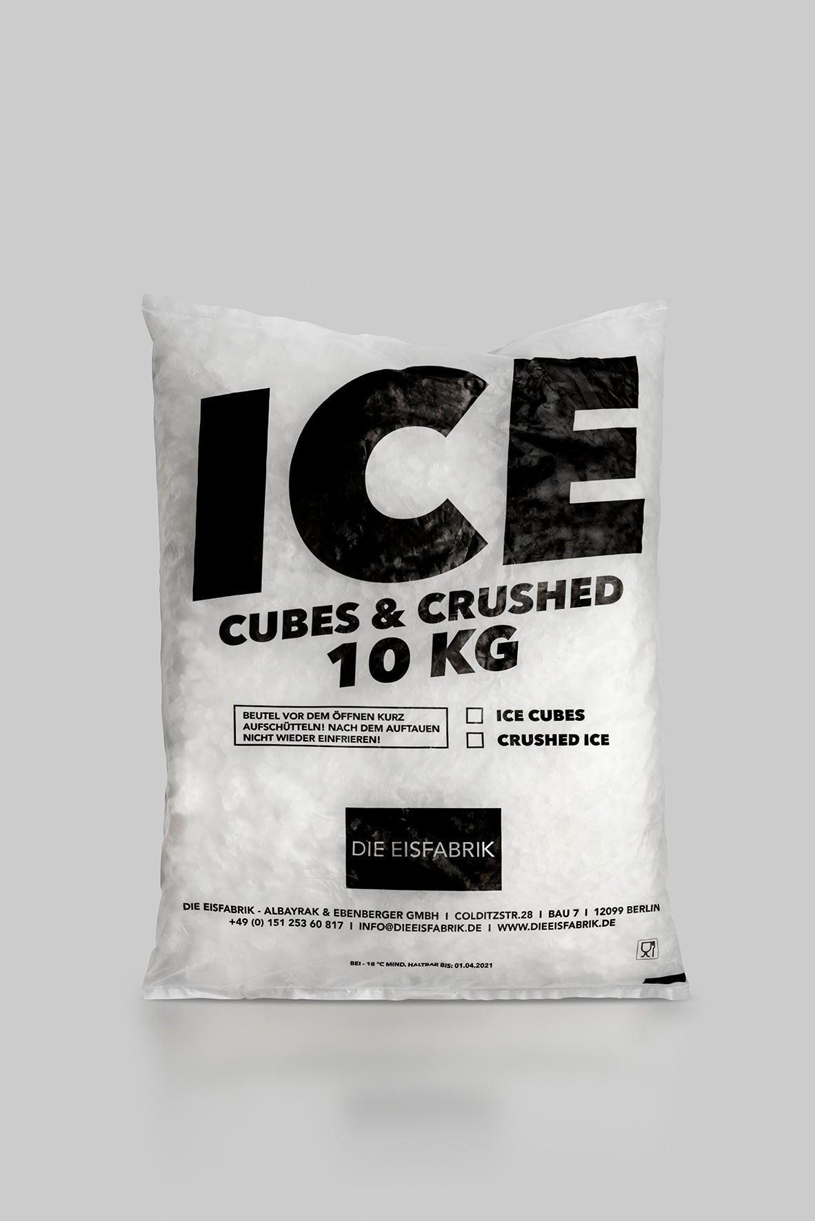 crushed eis aufbewahren CRUSHED EIS